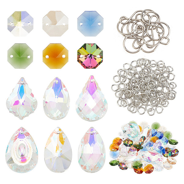PandaHall ARRICRAFT DIY Suncatchers Making Kit, Including Brass Jump Rings, Stainless Steel S-Hook Clasps, Teardrop Glass Links Connectors &..., Multicolor
PandaHall ARRICRAFT DIY Suncatchers Making Kit, Including Brass Jump Rings, Stainless Steel S-Hook Clasps, Teardrop Glass Links Connectors &..., Multicolor