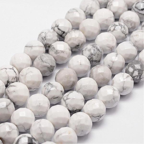 PandaHall Natural Howlite Beads Strands, Faceted, Round, 8mm, Hole: 1mm, about 44pcs/strand, 14.9 inch~15.1 inch Howlite Round White
PandaHall Natural Howlite Beads Strands, Faceted, Round, 8mm, Hole: 1mm, about 44pcs/strand, 14.9 inch~15.1 inch Howlite Round White