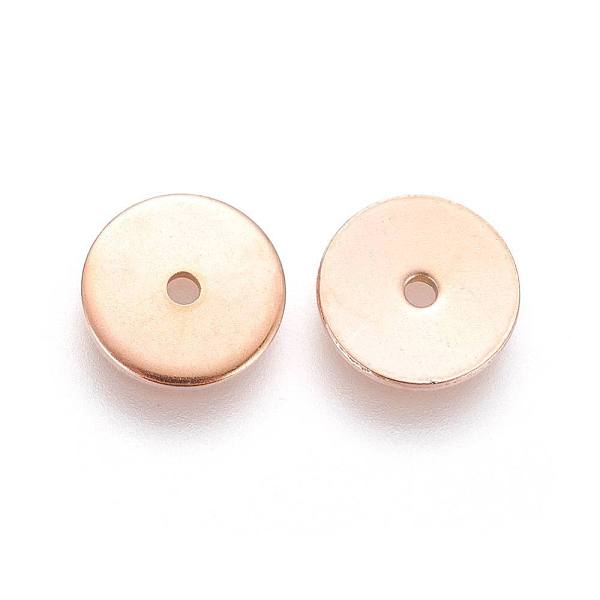 PandaHall Ion Plating(IP) 304 Stainless Steel Spacer Beads, Disc, Rose Gold, 8x0.8mm, Hole: 1.2mm 304 Stainless Steel Disc
PandaHall Ion Plating(IP) 304 Stainless Steel Spacer Beads, Disc, Rose Gold, 8x0.8mm, Hole: 1.2mm 304 Stainless Steel Disc