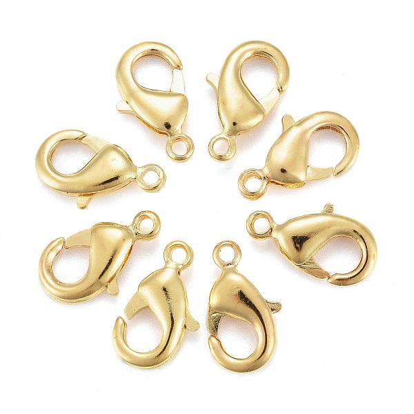 PandaHall Brass Lobster Claw Clasps, Parrot Trigger Clasps, Nickel Free, Golden, about 12mm long, 7mm wide, 3mm thick, hole: 1mm Brass...
PandaHall Brass Lobster Claw Clasps, Parrot Trigger Clasps, Nickel Free, Golden, about 12mm long, 7mm wide, 3mm thick, hole: 1mm Brass...
