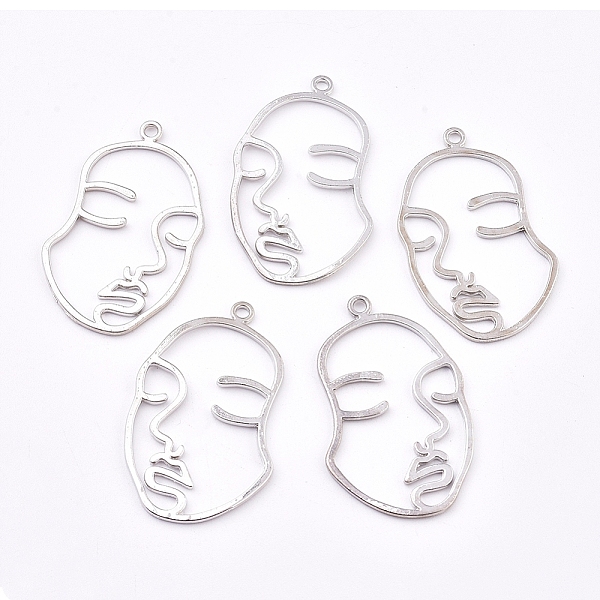 PandaHall Alloy Pendants, Long-Lasting Plated, Face, Platinum, 43.5x28x14.5mm, Hole: 2mm Alloy Others
PandaHall Alloy Pendants, Long-Lasting Plated, Face, Platinum, 43.5x28x14.5mm, Hole: 2mm Alloy Others
