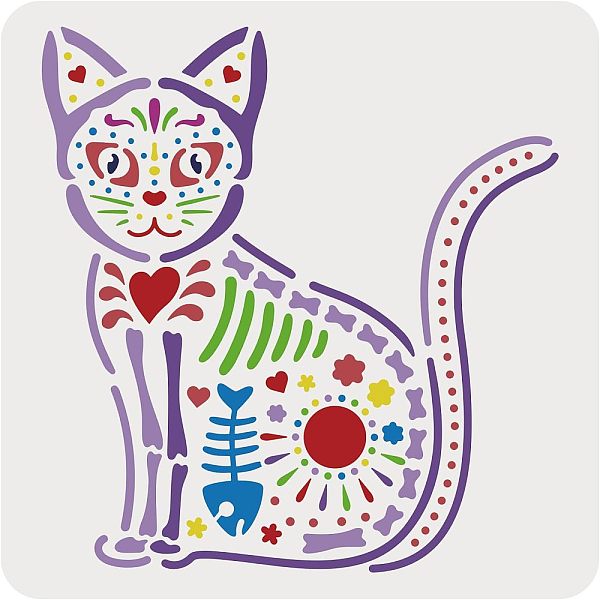 PandaHall Large Plastic Reusable Drawing Painting Stencils Templates, for Painting on Scrapbook Fabric Tiles Floor Furniture Wood, Square..., White
PandaHall Large Plastic Reusable Drawing Painting Stencils Templates, for Painting on Scrapbook Fabric Tiles Floor Furniture Wood, Square..., White