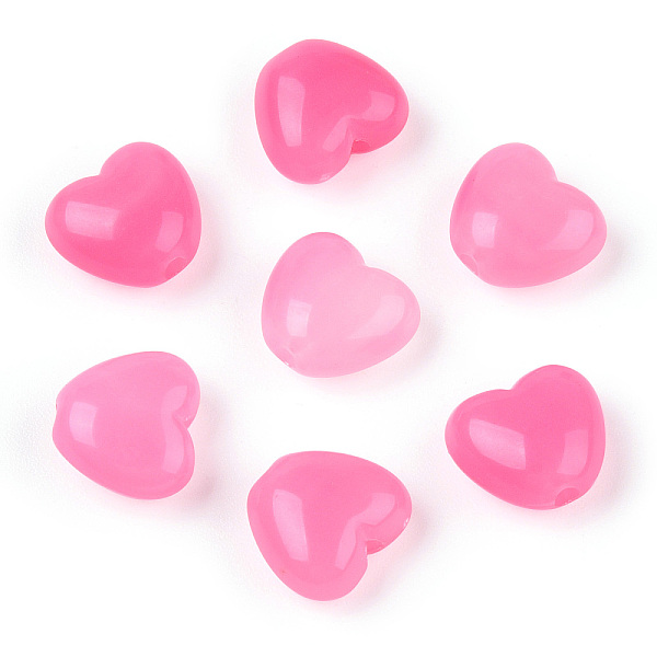 PandaHall Opaque Acrylic Beads, Heart, Hot Pink, 9x10x5.5mm, Hole: 1.5mm Acrylic Heart
PandaHall Opaque Acrylic Beads, Heart, Hot Pink, 9x10x5.5mm, Hole: 1.5mm Acrylic Heart