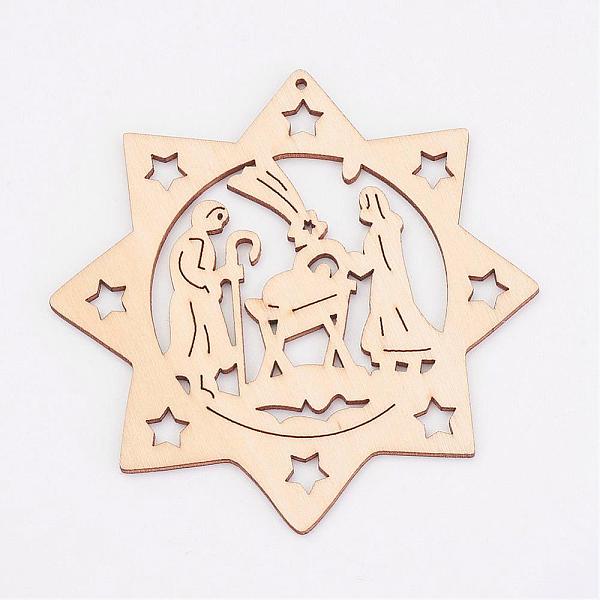 PandaHall Undyed Wooden Pendant, Eight Pointed Star, For Christmas Theme, Antique White, 99.5x3mm, Hole: 2mm Wood Others Orange
PandaHall Undyed Wooden Pendant, Eight Pointed Star, For Christmas Theme, Antique White, 99.5x3mm, Hole: 2mm Wood Others Orange