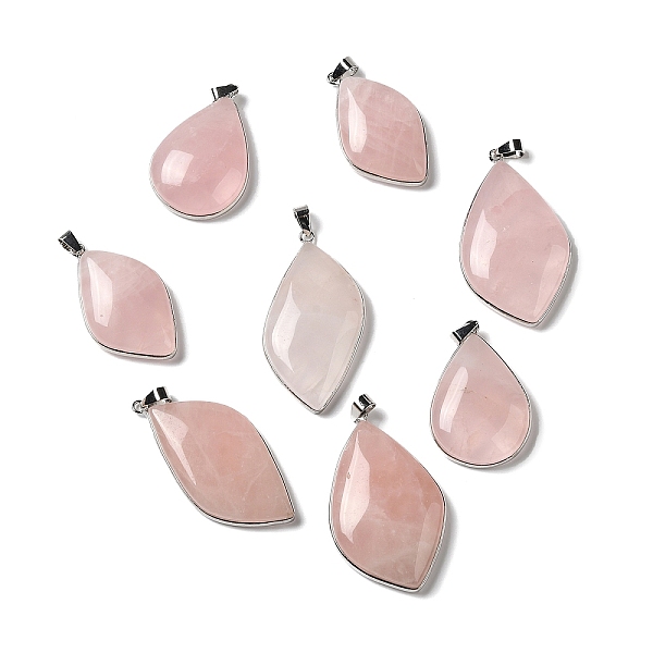 PandaHall Natural Rose Quartz Pendants, Leaf Charms, with Rack Plating Platinum Plated Brass Findings, Cadmium Free & Lead Free...
PandaHall Natural Rose Quartz Pendants, Leaf Charms, with Rack Plating Platinum Plated Brass Findings, Cadmium Free & Lead Free...
