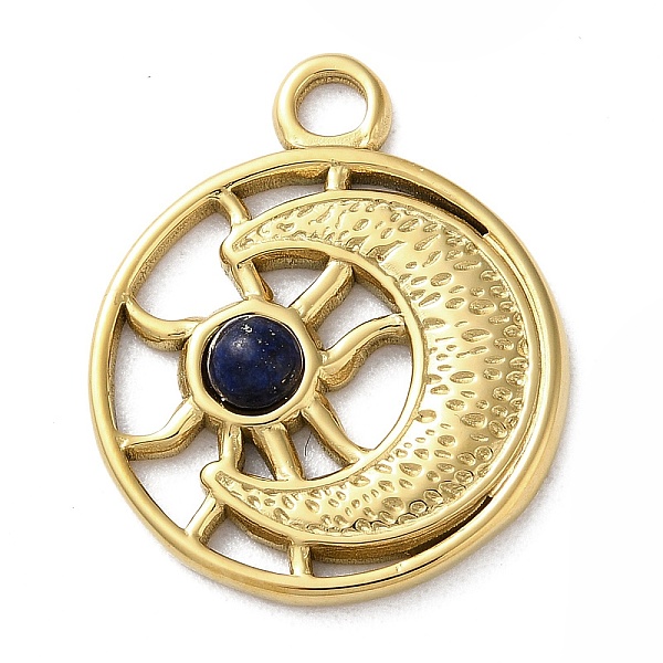 PandaHall Vacuum Plating 316 Stainless Steel Pendants, with Natural Lapis Lazuli, Flat Round, Real 18K Gold Plated, 24.5x20x3.5mm, Hole...
PandaHall Vacuum Plating 316 Stainless Steel Pendants, with Natural Lapis Lazuli, Flat Round, Real 18K Gold Plated, 24.5x20x3.5mm, Hole...