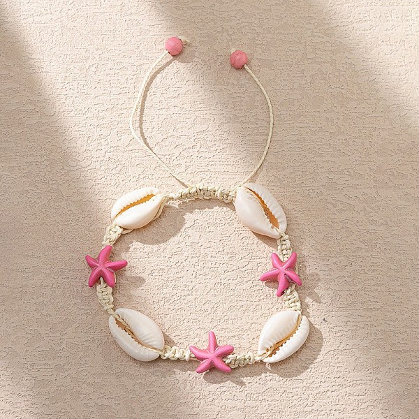 PandaHall Bohemian Starfish & Shell Braided Beaded Bracelets, Summer Beach Bacation Bracelets for Women Shell
PandaHall Bohemian Starfish & Shell Braided Beaded Bracelets, Summer Beach Bacation Bracelets for Women Shell