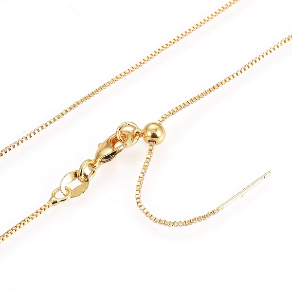 PandaHall Adjustable Electroplate Brass Venetian Chain Necklaces, Long-Lasting Plated, with Lobster Claw Clasps and Round Beads, Golden...
PandaHall Adjustable Electroplate Brass Venetian Chain Necklaces, Long-Lasting Plated, with Lobster Claw Clasps and Round Beads, Golden...