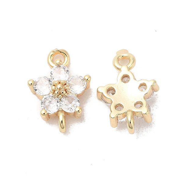 PandaHall Brass Link Connector Charms with Glass, Flower, Real 18K Gold Plated, 12x8x4mm, Hole: 1.2mm Brass+Glass Flower Clear
PandaHall Brass Link Connector Charms with Glass, Flower, Real 18K Gold Plated, 12x8x4mm, Hole: 1.2mm Brass+Glass Flower Clear