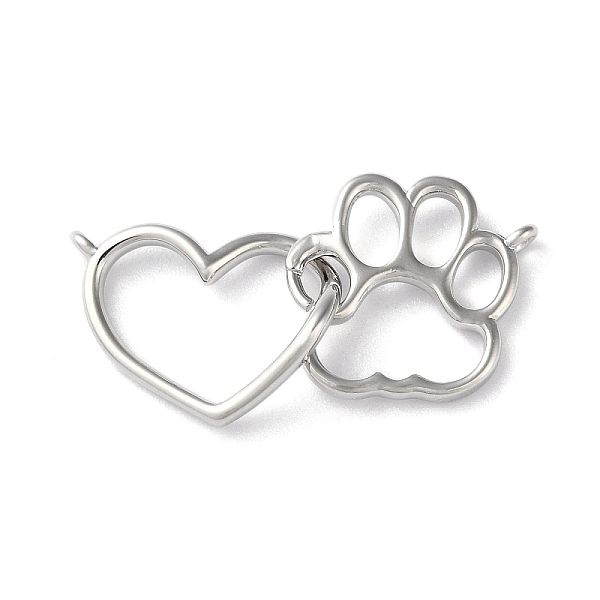 PandaHall Rack Plating Brass Pendants, Cadmium Free & Lead Free, Long-Lasting Plated, Heart & Paw Print Charm, Platinum, 15x30x1.5mm, Hole...
PandaHall Rack Plating Brass Pendants, Cadmium Free & Lead Free, Long-Lasting Plated, Heart & Paw Print Charm, Platinum, 15x30x1.5mm, Hole...