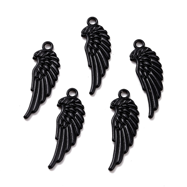 PandaHall Alloy Pendants, Wing, Electrophoresis Black, 33x11x1.5mm, Hole: 2.3mm Alloy Wing
PandaHall Alloy Pendants, Wing, Electrophoresis Black, 33x11x1.5mm, Hole: 2.3mm Alloy Wing