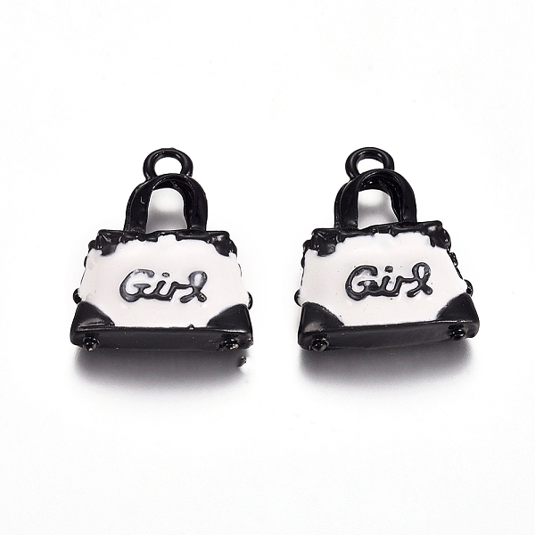 PandaHall Alloy Enamel Pendants, Bag with Word Girl, Black & White, 21.5x16.5x5.5mm, Hole: 1.5mm Alloy+Enamel Bag Black
PandaHall Alloy Enamel Pendants, Bag with Word Girl, Black & White, 21.5x16.5x5.5mm, Hole: 1.5mm Alloy+Enamel Bag Black