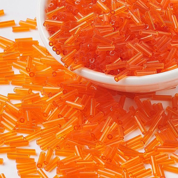PandaHall Glass Bugle Beads, Seed Beads, Orange, Size: about 1.8mm in diameter, hole: 0.6mm, about 1102pcs/50g Glass Orange
PandaHall Glass Bugle Beads, Seed Beads, Orange, Size: about 1.8mm in diameter, hole: 0.6mm, about 1102pcs/50g Glass Orange