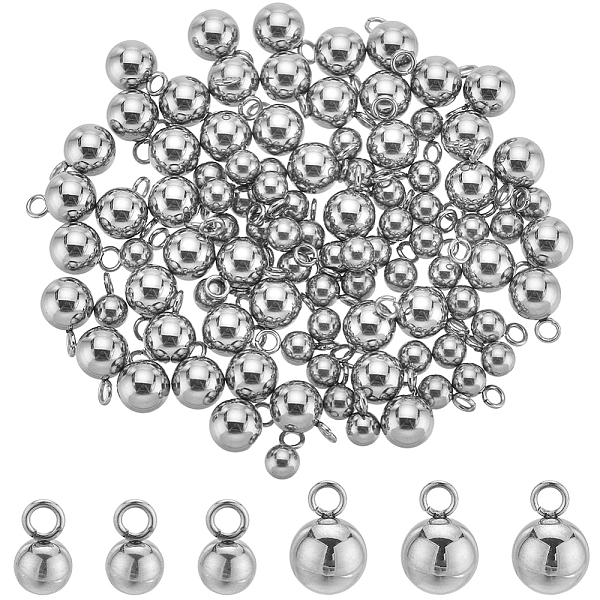 PandaHall SUNNYCLUE 100Pcs 2 Styles 202F & 201 Stainless Steel Charms, Ball, Stainless Steel Color, 7~9x4~6mm, Hole: 1.8~2mm, 50pcs/style...
PandaHall SUNNYCLUE 100Pcs 2 Styles 202F & 201 Stainless Steel Charms, Ball, Stainless Steel Color, 7~9x4~6mm, Hole: 1.8~2mm, 50pcs/style...