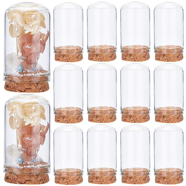 PandaHall CRASPIRE Clear Glass Dome Cover, Decorative Display Case, Cloche Bell Jar Terrarium with Cork Base, Arch, Clear, 30x59mm, Inner...
PandaHall CRASPIRE Clear Glass Dome Cover, Decorative Display Case, Cloche Bell Jar Terrarium with Cork Base, Arch, Clear, 30x59mm, Inner...