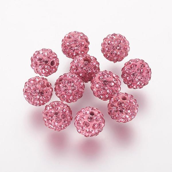 PandaHall Polymer Clay Rhinestone Beads, Grade A, Round, Pave Disco Ball Beads, Rose, 10x9.5mm, Hole: 1.5mm Polymer Clay+Glass Rhinestone..., Pink
PandaHall Polymer Clay Rhinestone Beads, Grade A, Round, Pave Disco Ball Beads, Rose, 10x9.5mm, Hole: 1.5mm Polymer Clay+Glass Rhinestone..., Pink