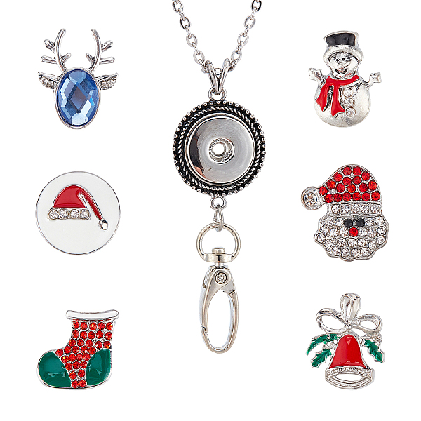 PandaHall SUNNYCLUE 1 Box 6 Styles Christmas Lanyard Snap Button Lanyard Necklace Set Rhinestone Snowman Red Green ID Badge Lanyards Badges..., Multicolor
PandaHall SUNNYCLUE 1 Box 6 Styles Christmas Lanyard Snap Button Lanyard Necklace Set Rhinestone Snowman Red Green ID Badge Lanyards Badges..., Multicolor