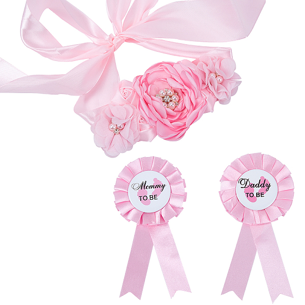 PandaHall Polyester Daddy to Be & Mommy to Be Tinplate Badge Pins, with Pregnancy Belly Belt, New Dad Mom, Gifts for Baby Shower Party..., Pink
PandaHall Polyester Daddy to Be & Mommy to Be Tinplate Badge Pins, with Pregnancy Belly Belt, New Dad Mom, Gifts for Baby Shower Party..., Pink