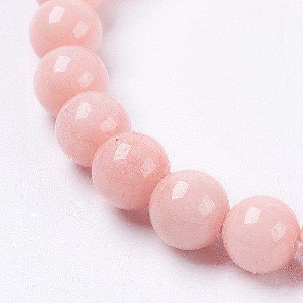 PandaHall Natural Mashan Jade Beaded Stretch Bracelet, Dyed, Round, Misty Rose, 2 inch(5cm), Beads: 8mm Jade Red
PandaHall Natural Mashan Jade Beaded Stretch Bracelet, Dyed, Round, Misty Rose, 2 inch(5cm), Beads: 8mm Jade Red