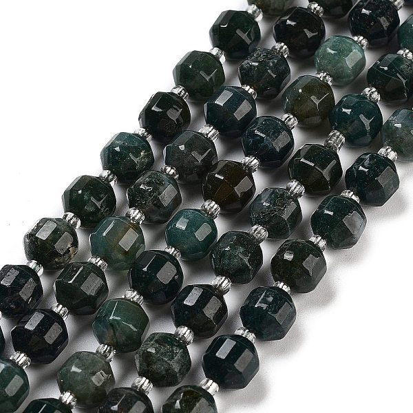 PandaHall Natural Moss Agate Beads Strands, Faceted Bicone Barrel Drum, with Seed Beads, 8mm, Hole: 1.1mm, about 38pcs/strand, 15.20''...
PandaHall Natural Moss Agate Beads Strands, Faceted Bicone Barrel Drum, with Seed Beads, 8mm, Hole: 1.1mm, about 38pcs/strand, 15.20''...