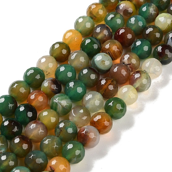 PandaHall Natural Agate Beads Strands, Dyed & Heated, Faceted, Round, Green, 10mm, Hole: 0.8mm, about 37pcs/strand, 14.96''(38cm) Natural...
PandaHall Natural Agate Beads Strands, Dyed & Heated, Faceted, Round, Green, 10mm, Hole: 0.8mm, about 37pcs/strand, 14.96''(38cm) Natural...