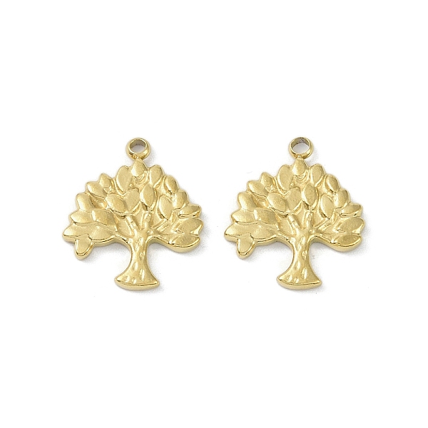 PandaHall Ion Plating(IP) 304 Stainless Steel Pendants, Tree Charms, Real 18K Gold Plated, 16x13.5x2mm, Hole: 1.6mm 304 Stainless Steel Tree
PandaHall Ion Plating(IP) 304 Stainless Steel Pendants, Tree Charms, Real 18K Gold Plated, 16x13.5x2mm, Hole: 1.6mm 304 Stainless Steel Tree