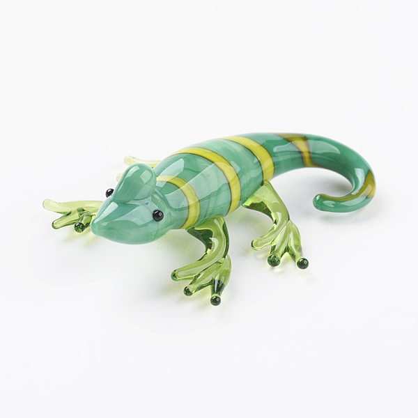 PandaHall Home Decorations, Handmade Lampwork Display Decorations, Chameleon, Light Sea Green, 31~35x19.5~25x7~10mm Lampwork Other Animal...
PandaHall Home Decorations, Handmade Lampwork Display Decorations, Chameleon, Light Sea Green, 31~35x19.5~25x7~10mm Lampwork Other Animal...