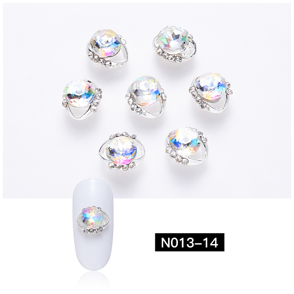 PandaHall K9 Glass Rhinestone Cabochons, with Platinum Plated Alloy Tray Settings, Nail Art Decoration Accessories, Horse Eye, Crystal..., Clear
PandaHall K9 Glass Rhinestone Cabochons, with Platinum Plated Alloy Tray Settings, Nail Art Decoration Accessories, Horse Eye, Crystal..., Clear