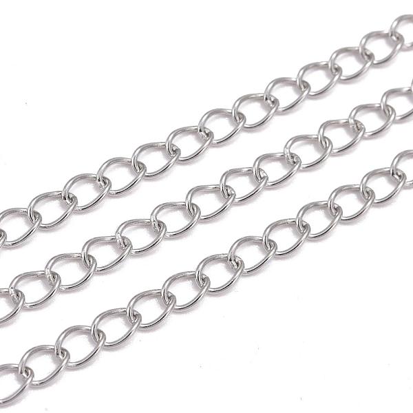 PandaHall 304 Stainless Steel Twisted Chains, for DIY Jewelry Making, Soldered, Stainless Steel Color, 5x3.5x0.6mm 304 Stainless Steel
PandaHall 304 Stainless Steel Twisted Chains, for DIY Jewelry Making, Soldered, Stainless Steel Color, 5x3.5x0.6mm 304 Stainless Steel