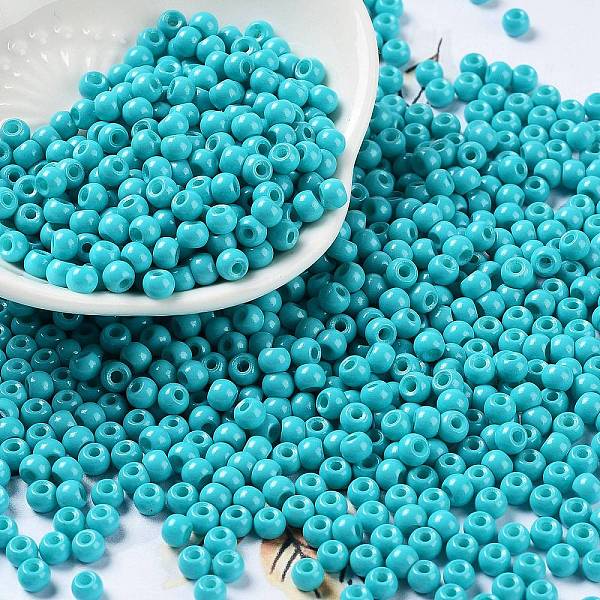 PandaHall Baking Paint Glass Seed Beads, Round, Dark Turquoise, 4x3mm, Hole: 1.2mm, about 7650pcs/pound Glass
PandaHall Baking Paint Glass Seed Beads, Round, Dark Turquoise, 4x3mm, Hole: 1.2mm, about 7650pcs/pound Glass