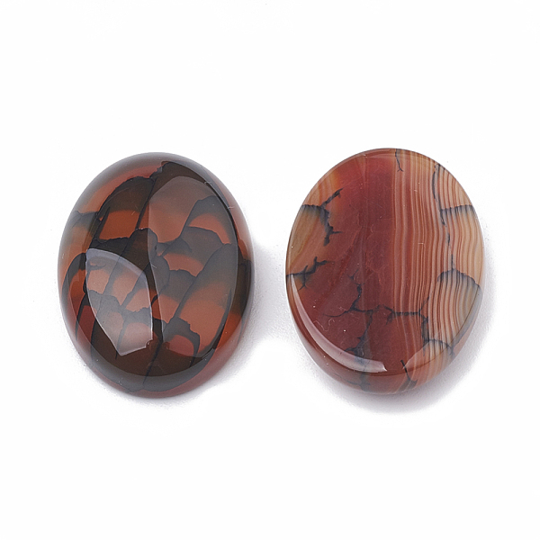 PandaHall Natural Agate Cabochons, Dyed, Oval, Chocolate, 25x18x7.5~8mm Natural Agate Oval Brown
PandaHall Natural Agate Cabochons, Dyed, Oval, Chocolate, 25x18x7.5~8mm Natural Agate Oval Brown