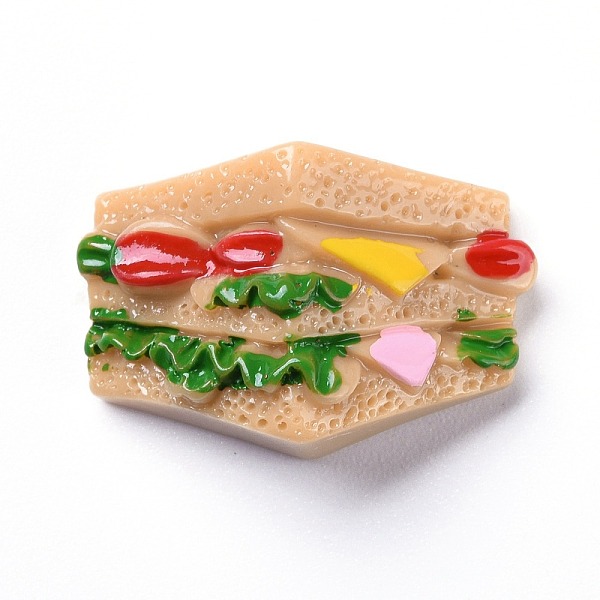 PandaHall Resin Decoden Cabochons, Sandwich, Colorful, 19x28x10mm Resin Food
PandaHall Resin Decoden Cabochons, Sandwich, Colorful, 19x28x10mm Resin Food