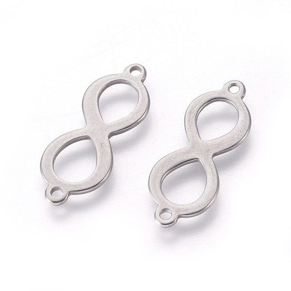 PandaHall 201 Stainless Steel Links connectors, Infinity, Stainless Steel Color, 21.5x8x1mm, Hole: 1.2mm 201 Stainless Steel Infinity
PandaHall 201 Stainless Steel Links connectors, Infinity, Stainless Steel Color, 21.5x8x1mm, Hole: 1.2mm 201 Stainless Steel Infinity