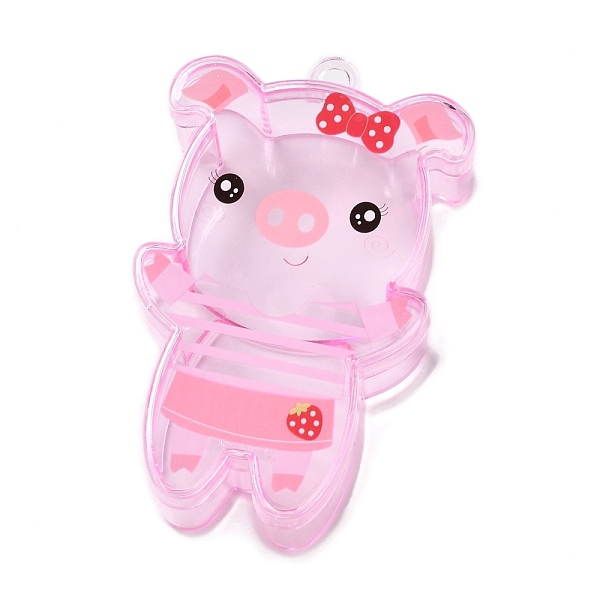 PandaHall Plastic Bead Containers, Candy Treat Gift Box, for Wedding Party Packing Box, Pig, Pink, 11.3x7x2.65cm, Hole: 6mm Plastic Pig Pink
PandaHall Plastic Bead Containers, Candy Treat Gift Box, for Wedding Party Packing Box, Pig, Pink, 11.3x7x2.65cm, Hole: 6mm Plastic Pig Pink