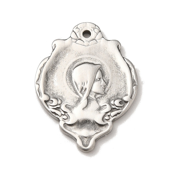 PandaHall 304 Stainless Steel Pendants, Shield with Women Charm, Stainless Steel Color, 25x18x1.5mm, Hole: 1.5mm 304 Stainless Steel Others
PandaHall 304 Stainless Steel Pendants, Shield with Women Charm, Stainless Steel Color, 25x18x1.5mm, Hole: 1.5mm 304 Stainless Steel Others