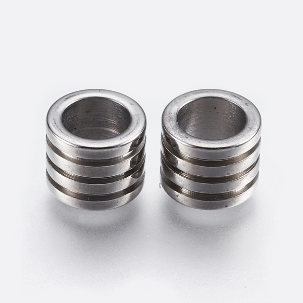 PandaHall 304 Stainless Steel Beads, Large Hole Beads, Column, Stainless Steel Color, 10x8mm, Hole: 6.5mm 304 Stainless Steel Column
PandaHall 304 Stainless Steel Beads, Large Hole Beads, Column, Stainless Steel Color, 10x8mm, Hole: 6.5mm 304 Stainless Steel Column