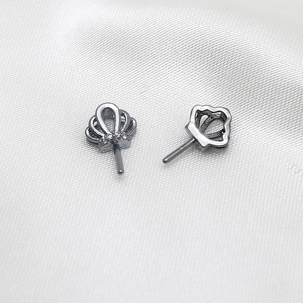 PandaHall Brass Micro Pave Clear Cubic Zirconia Crown Head Pins, for Baroque Pearl Making, Gunmetal, 12x8mm Brass
PandaHall Brass Micro Pave Clear Cubic Zirconia Crown Head Pins, for Baroque Pearl Making, Gunmetal, 12x8mm Brass