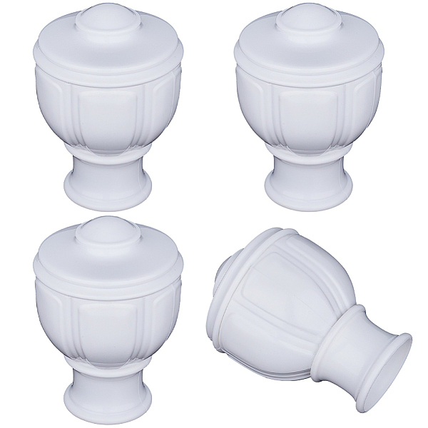 PandaHall Gorgecraft Plastic Curtain Rod Heads, Round Drapery Pole Finials, White, 91x63mm, Inner Diameter: 29mm, 4pcs/set Plastic Others...
PandaHall Gorgecraft Plastic Curtain Rod Heads, Round Drapery Pole Finials, White, 91x63mm, Inner Diameter: 29mm, 4pcs/set Plastic Others...