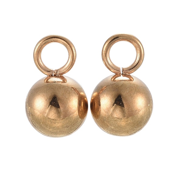 PandaHall 304 Stainless Steel Charms, Ball, Golden, 10x6mm, Hole: 2.5mm 304 Stainless Steel Round
PandaHall 304 Stainless Steel Charms, Ball, Golden, 10x6mm, Hole: 2.5mm 304 Stainless Steel Round