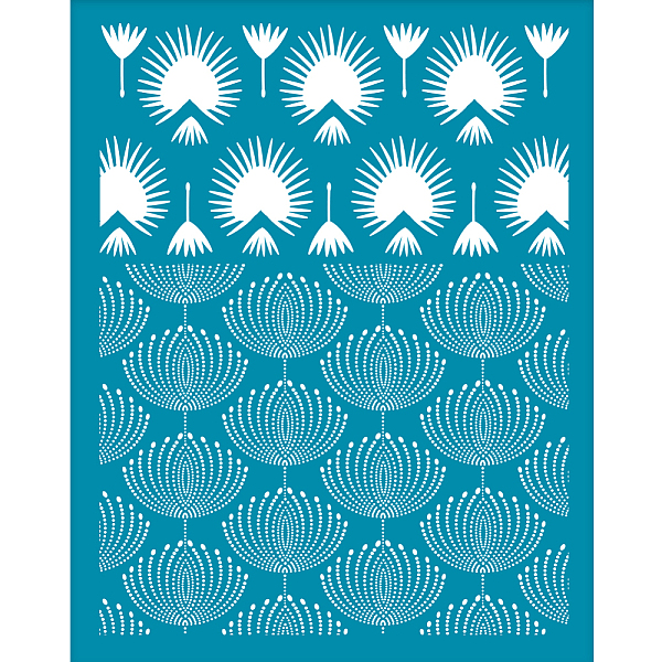 PandaHall Silk Screen Printing Stencil, for Painting on Wood, DIY Decoration T-Shirt Fabric, Dandelion Pattern, 100x127mm Nylon Flower Cyan
PandaHall Silk Screen Printing Stencil, for Painting on Wood, DIY Decoration T-Shirt Fabric, Dandelion Pattern, 100x127mm Nylon Flower Cyan