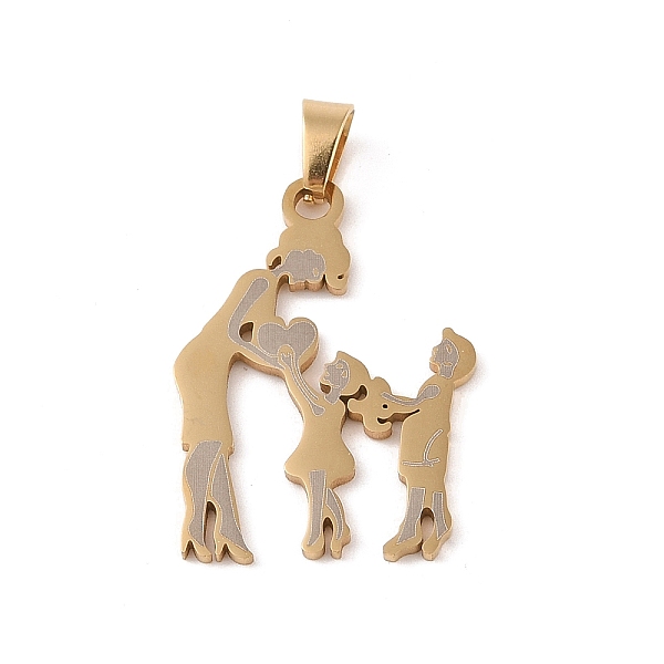 PandaHall Mother's Day Ion Plating(IP) 304 Stainless Steel Pendants, Laser Cut, Mother and Child Charm, Real 18K Gold Plated, 31.5x22x1mm...
PandaHall Mother's Day Ion Plating(IP) 304 Stainless Steel Pendants, Laser Cut, Mother and Child Charm, Real 18K Gold Plated, 31.5x22x1mm...