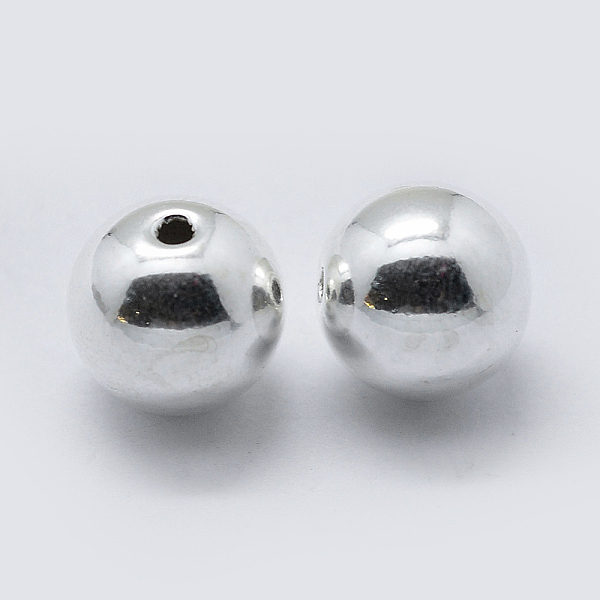 PandaHall 925 Sterling Silver Spacer Beads, Round, Silver, 9mm, Hole: 1.7~1.8mm, about 10pcs/10g Sterling Silver Round Silver
PandaHall 925 Sterling Silver Spacer Beads, Round, Silver, 9mm, Hole: 1.7~1.8mm, about 10pcs/10g Sterling Silver Round Silver