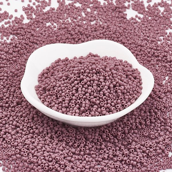 PandaHall TOHO Japanese Seed Beads, Round, (52F) Opaque Frost Lavender, 11/0, 2x1.5mm, Hole: 0.5mm, about 42000pcs/pound Glass Purple
PandaHall TOHO Japanese Seed Beads, Round, (52F) Opaque Frost Lavender, 11/0, 2x1.5mm, Hole: 0.5mm, about 42000pcs/pound Glass Purple