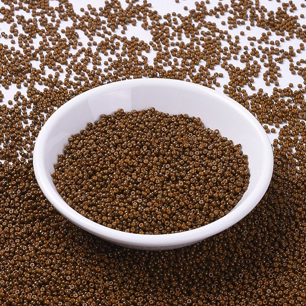 PandaHall MIYUKI Round Rocailles Beads, Japanese Seed Beads, 11/0, (RR4492) Duracoat Dyed Opaque Cognac, 11/0, 2x1.3mm, Hole: 0.8mm, about..., Brown
PandaHall MIYUKI Round Rocailles Beads, Japanese Seed Beads, 11/0, (RR4492) Duracoat Dyed Opaque Cognac, 11/0, 2x1.3mm, Hole: 0.8mm, about..., Brown