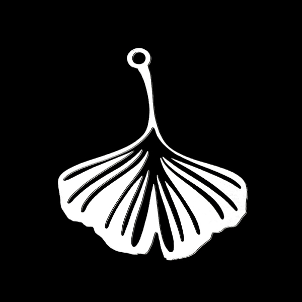 PandaHall 201 Stainless Steel Pendants, Laser Cut, Ginkgo Leaf, Stainless Steel Color, 26x21.5x1mm, Hole: 1.5mm 201 Stainless Steel Leaf
PandaHall 201 Stainless Steel Pendants, Laser Cut, Ginkgo Leaf, Stainless Steel Color, 26x21.5x1mm, Hole: 1.5mm 201 Stainless Steel Leaf