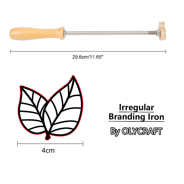 PandaHall Stamping Embossing Soldering Brass with Stamp, for Cake/Wood, Leaf Pattern, 40mm Brass Leaf
PandaHall Stamping Embossing Soldering Brass with Stamp, for Cake/Wood, Leaf Pattern, 40mm Brass Leaf