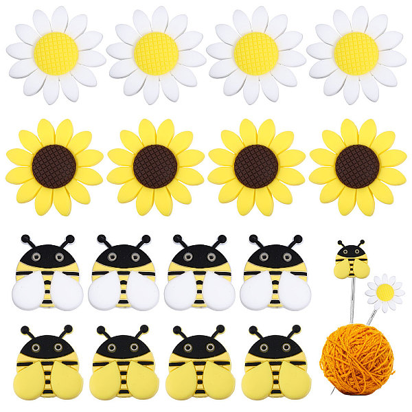 PandaHall CHGCRAFT 16 PCS Knitting Needle Stoppers Cute Bee and Daisy Flower Knitting Needle Point Protectors Silicone Knitting Needle Caps..., Multicolor
PandaHall CHGCRAFT 16 PCS Knitting Needle Stoppers Cute Bee and Daisy Flower Knitting Needle Point Protectors Silicone Knitting Needle Caps..., Multicolor