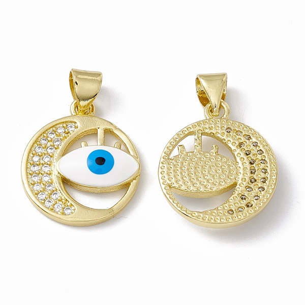 PandaHall Rack Plating Brass Micro Pave Clear Cubic Zirconia Charms, with Enamel, Long-Lasting Plated, Cadmium Free & Lead Free, Flat Round...
PandaHall Rack Plating Brass Micro Pave Clear Cubic Zirconia Charms, with Enamel, Long-Lasting Plated, Cadmium Free & Lead Free, Flat Round...