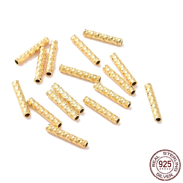 PandaHall 925 Sterling Silver Tube Beads, Fancy Cut, Golden, 10x1.8mm, Hole: 1mm, about 90pcs/10g Sterling Silver Tube
PandaHall 925 Sterling Silver Tube Beads, Fancy Cut, Golden, 10x1.8mm, Hole: 1mm, about 90pcs/10g Sterling Silver Tube