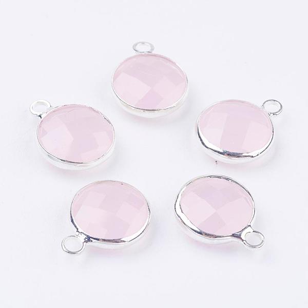 PandaHall Silver Color Plated Brass Glass Flat Round Charms, Faceted, Lavender Blush, 12x8.5x3mm, Hole: 1.5mm Brass+Glass Flat Round Pink
PandaHall Silver Color Plated Brass Glass Flat Round Charms, Faceted, Lavender Blush, 12x8.5x3mm, Hole: 1.5mm Brass+Glass Flat Round Pink